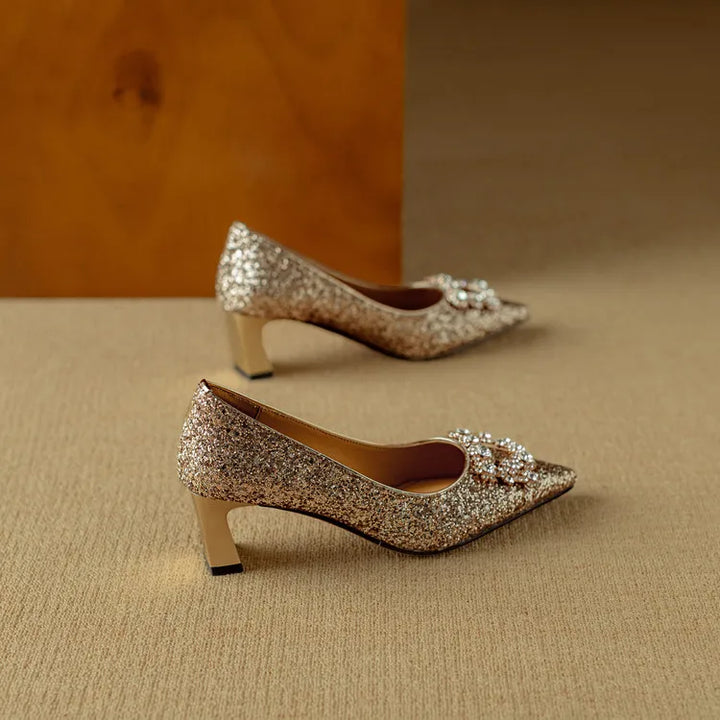 Clara | Gloria Glitter Pumps